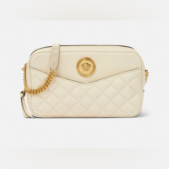 Versace Handbags - NWT VERSACE Nappa Medusa Quilted Lambskin Leather Crossbody Bag Include Dust Bag